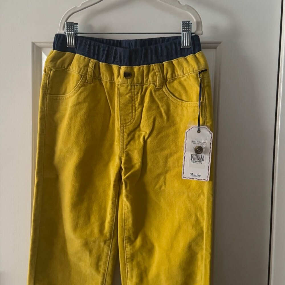 Classic Prep Childrenswear Boys Gage 5 Pocket Pants Washed 21W Corduroy Size 8
